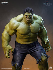 1.Hulk 1-3 Statue Post