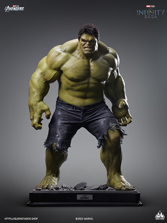 10.Hulk 1-3 Scale Statue Marvel Advengers-front view2