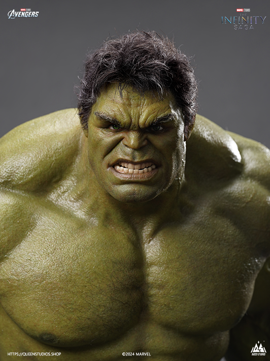 15.Hulk 1-3 Scale Statue Marvel Advengers Collectible-front face