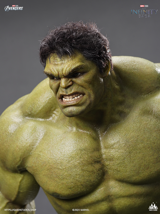 16.Hulk 1-3 Scale Statue Marvel Advengers Collectible-face expression