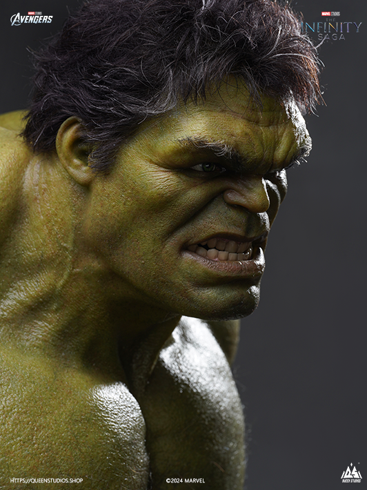 24.Hulk 1-3 Scale Statue Marvel Advengers Collectible-side face
