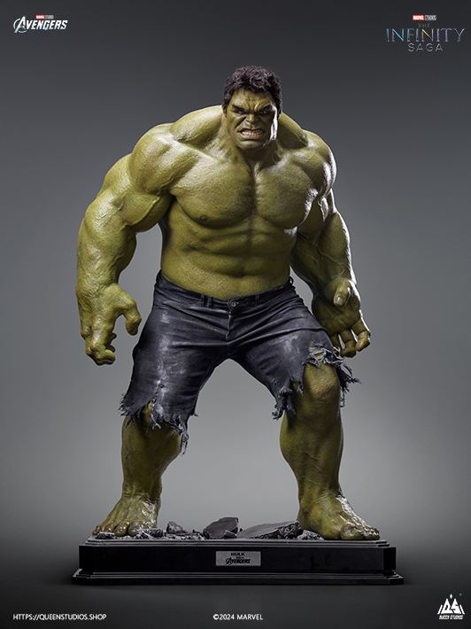 3.Hulk 1-3 Scale Statue Collectible Marvel Advengers-front view