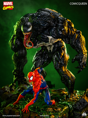 4.Marvel Comics Spider-Man vs Venom 1-4 Statue by Queen Studios