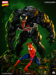 5.Spider-Man Heroic Spirit vs Venom 1-4 Scale Statue by Queen Studios