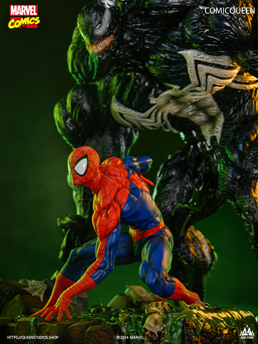 8.Featured Spider-Man vs Venom 1-4 Scale Collectible