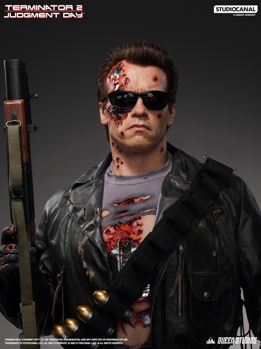 Terminator 2: T-800 Battle Damaged (Mechanical) Life-Size Bust