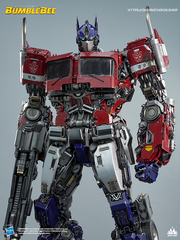 Optimus Prime Human-Size Statue by Queen Studios, a symbol of strength and leadership.