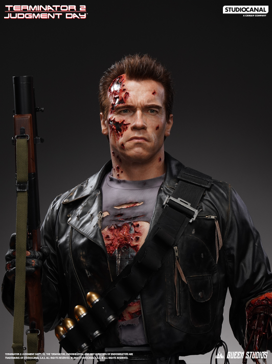 Terminator 2: T-800 Battle Damaged (Mechanical) Life-Size Bust