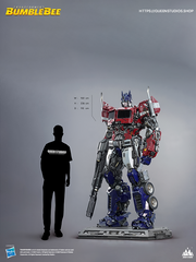 Queen Studios' lifelike rendition of Optimus Prime, celebrating the Transformers legacy.