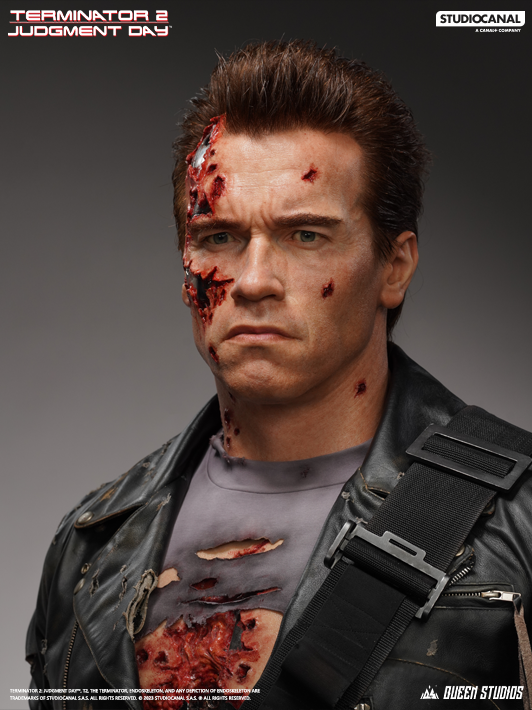 Terminator 2: T-800 Battle Damaged (Mechanical) Life-Size Bust