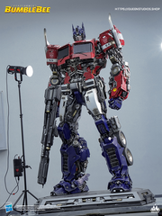 Optimus Prime Human-Size Statue by Queen Studios, a collector's dream.