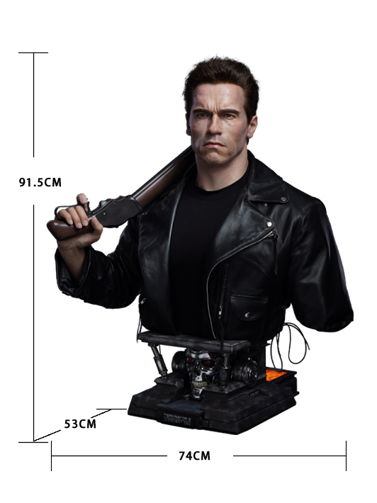 Terminator 2: T-800 Life-Size Bust - Queen Studios [Official]