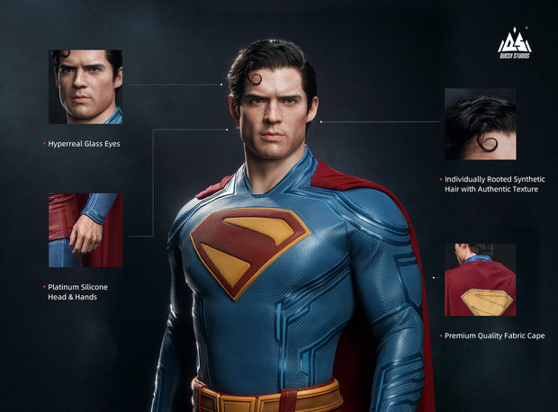 Highlight of the Queen Studios 1:1 Superman Statue