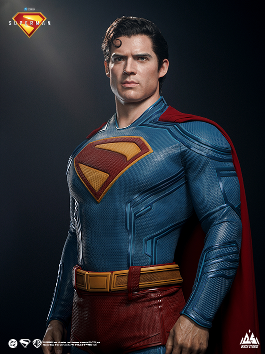 Highly Detailed Superman 1 1 Statue Acted by David Corenswet