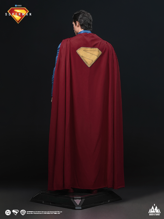 Hybrid Realistic-comic Superman Statue Bust with Sciulpted hair Crafted with QS
