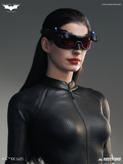 Life-size Queen Studios Catwoman statue featuring realistic likeness of Anne Hathaway from The Dark Knight Rises