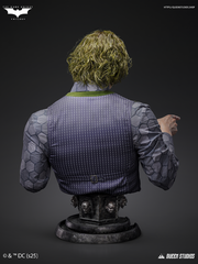 Life size Joker bust by Queen Studios combining precision craftsmanship with cinematic impact