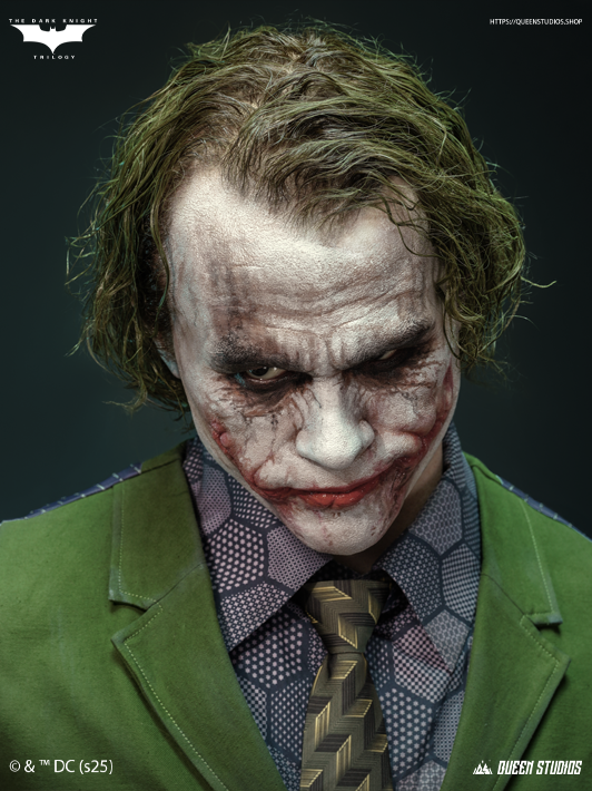 The Joker (The Dark Knight) Life-Size Bust - Queen Studios (Official)