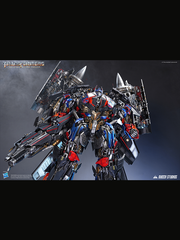 Queen Studios Jetpower Optimus Prime statue, highly detailed and collectible