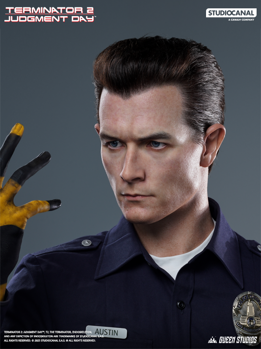 Queen Studios Terminator T-1000 1 1 Bust profile view detail