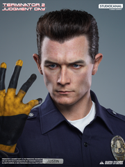 Queen Studios Terminator T-1000 Life-Size Bust with raised hand