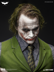 Queen Studios collectible Joker bust 1:1 scale from The Dark Knight