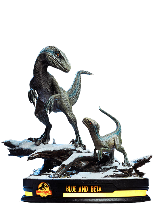 Jurassic World Blue and Beta 1:7 Statue- Queen Studios (Official)