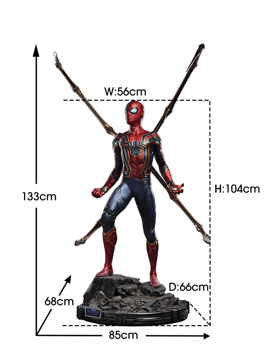 Iron Spider-Man 1/2 Statue Standard Edition - Queen Studios (Official)