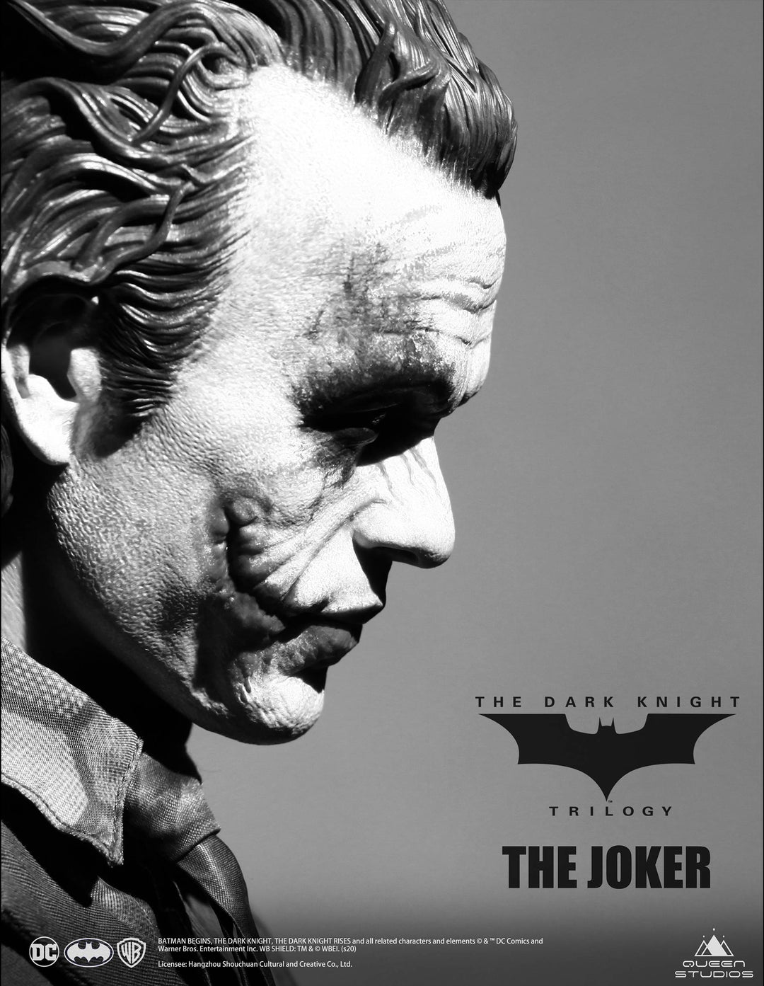 Heath Ledger Joker 1:3 Statue - Queen Studios