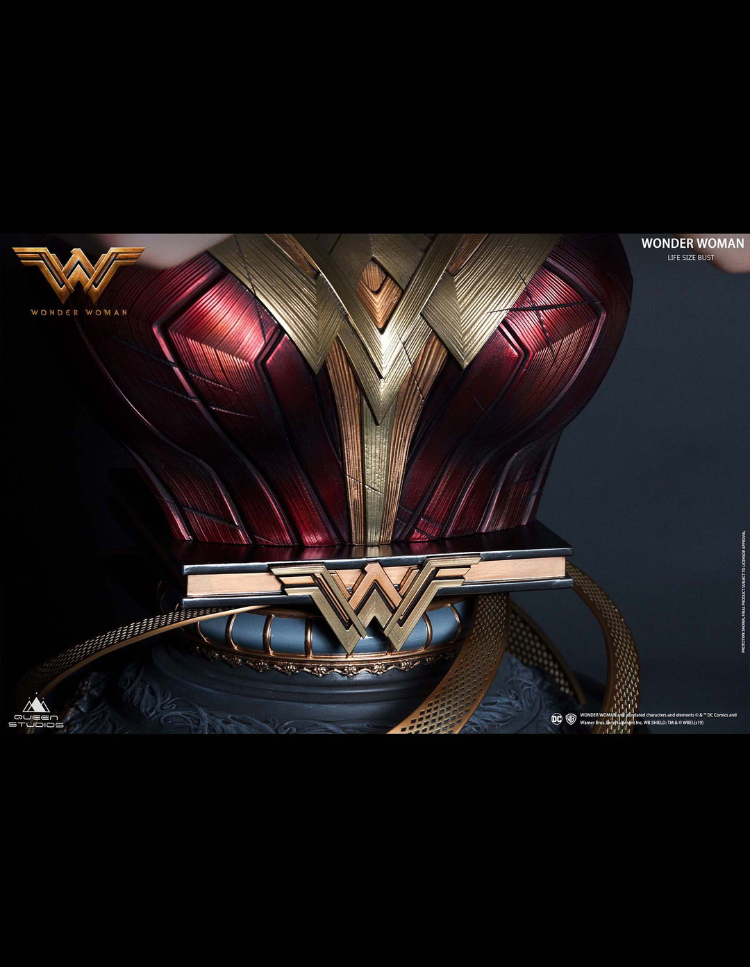 Wonder Woman 1:1 Lifesize Bust - Queen Studios (Official)