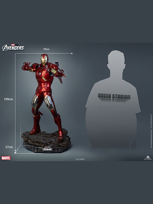 shout【アイアンマン・マーク7胸像】クイーン・スタジオ クイーンスタジオ怒涛の発表、まずはマーク7バスト | ジョル's