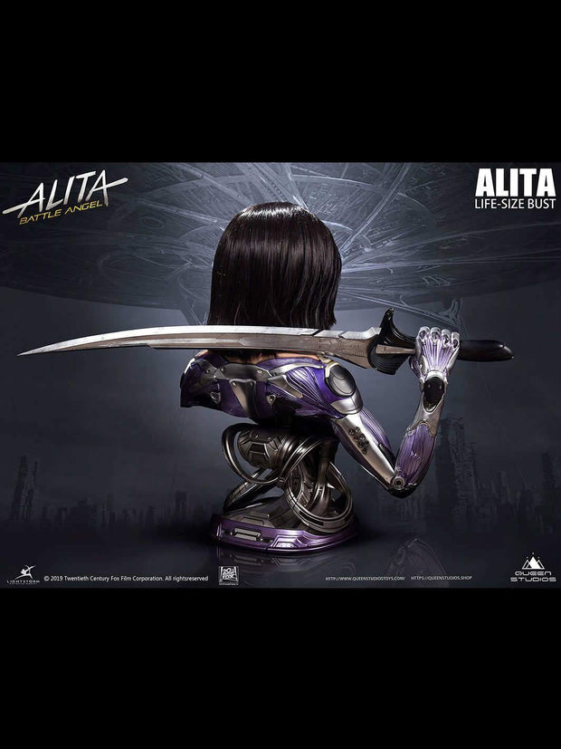 Alita Battle Angel 1:1 Bust - Queen Studios (Official Website)