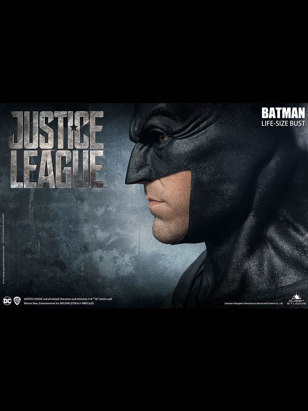 QUEEN STUDIOS バットマン ジャスティスリーグ ライフサイズバスト Batman Justice League 1:1 Bust - Queen Studios