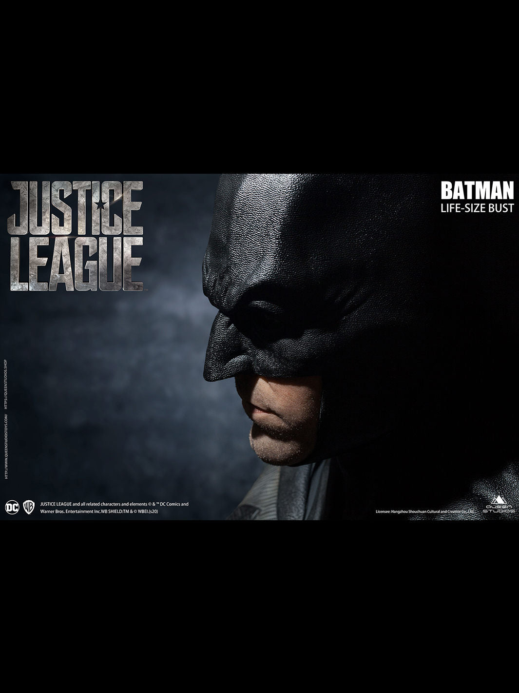 QUEEN STUDIOS バットマン ジャスティスリーグ ライフサイズバスト Batman Justice League 1:1 Bust - Queen Studios