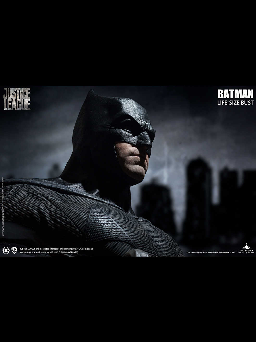 QUEEN STUDIOS バットマン ジャスティスリーグ ライフサイズバスト Batman Justice League 1:1 Bust - Queen Studios
