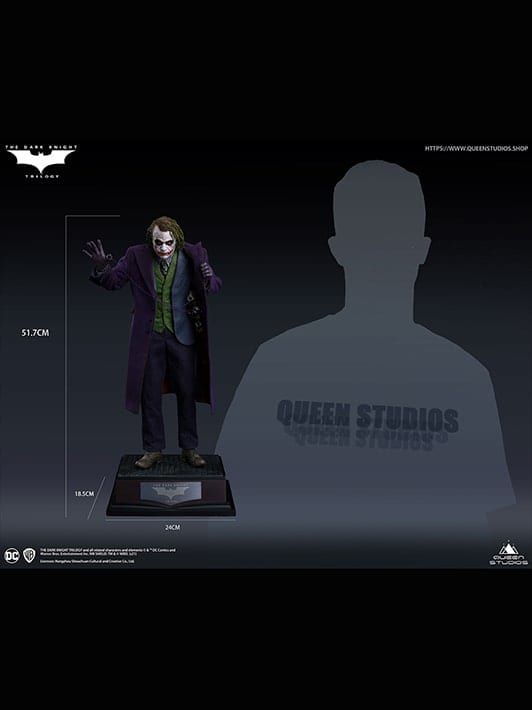 ジョーカー クイーンスタジオ QueenStudio The Dark Knight Joker 1:4 Scale Statue - Queen Studios (Official)