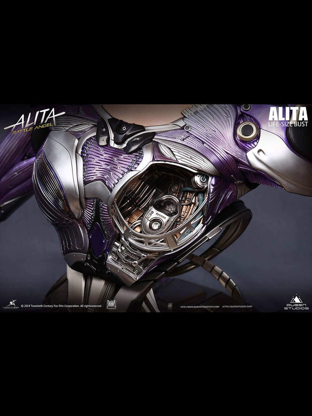 Queen Studios Alita Battle Angel Bust with Removable Heart Special Edition