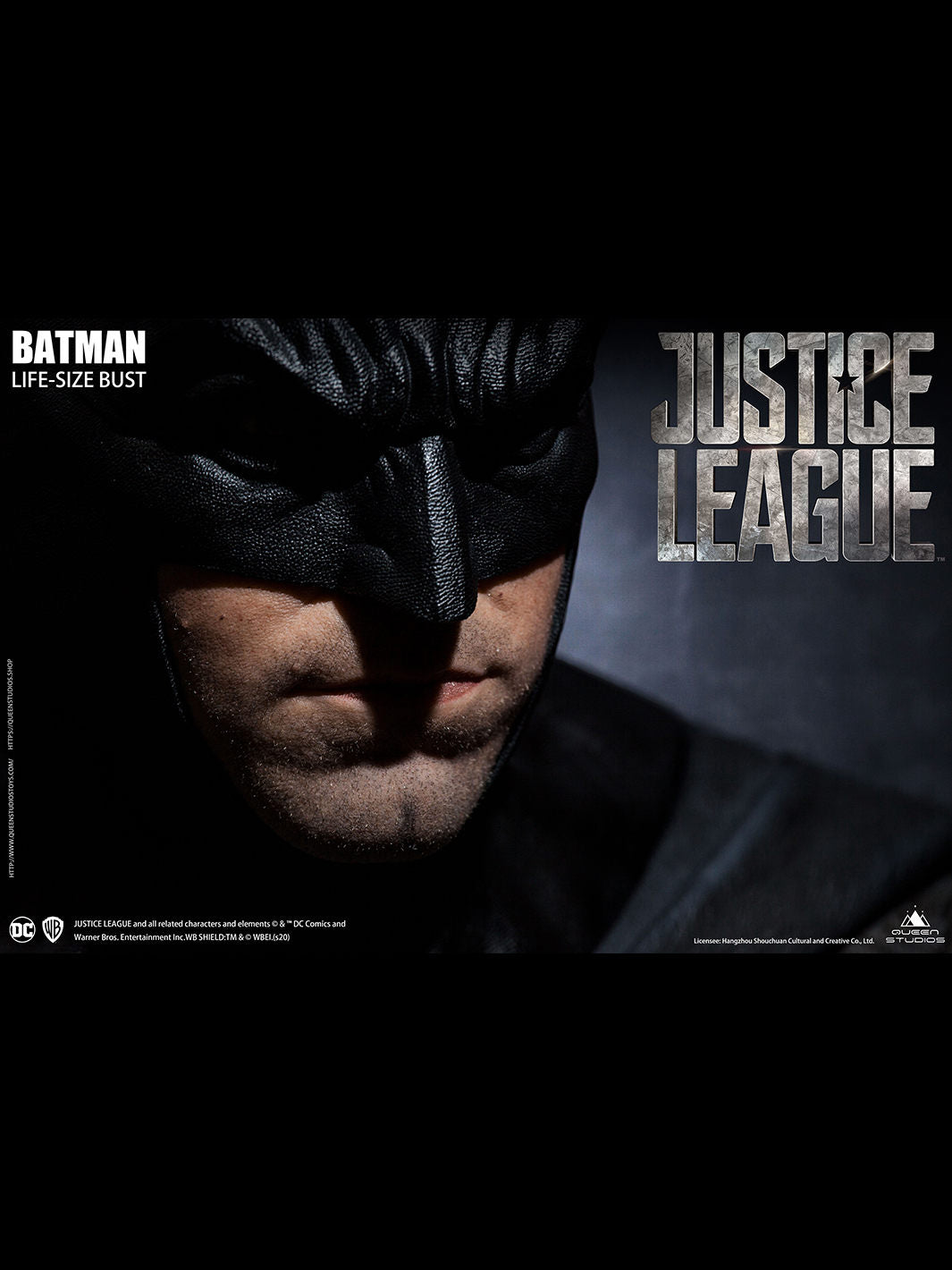 QUEEN STUDIOS バットマン ジャスティスリーグ ライフサイズバスト Batman Justice League 1:1 Bust - Queen Studios