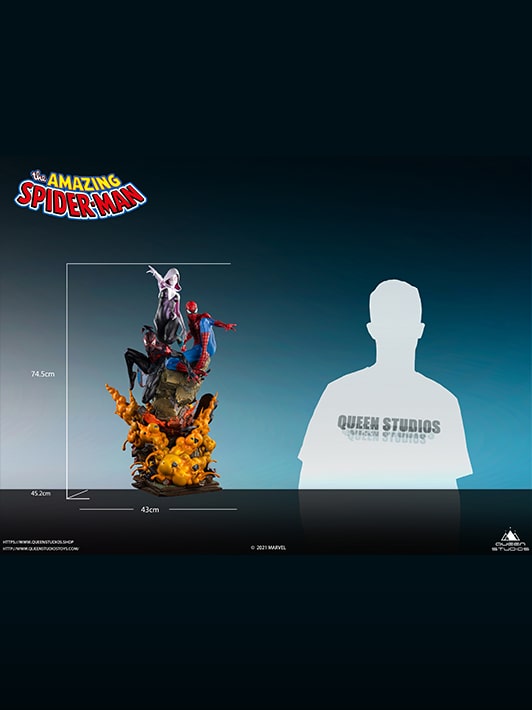 Amazing Spider-Man Spider-Verse 1/4 Statue - Queen Studios