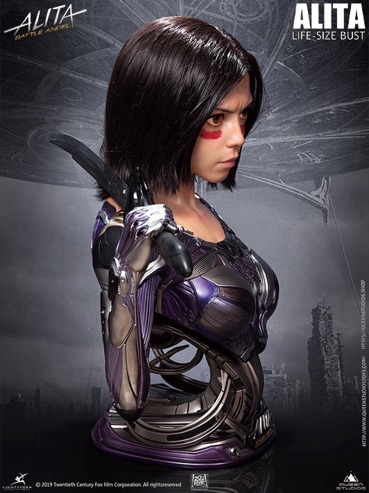 Alita Battle Angel 1:1 Special Edition Bust Queen Studios