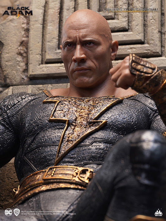 Black Adam On Throne 1/4 Statue - Queen Studios (Official)