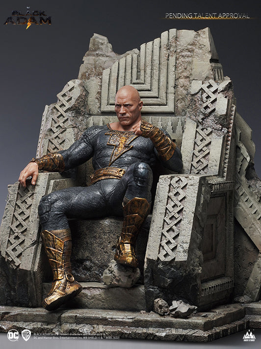 Black Adam On Throne 1/4 Statue - Queen Studios (Official)