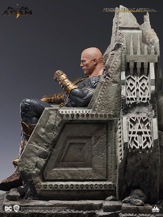 Black Adam On Throne 1/4 Statue - Queen Studios (Official)