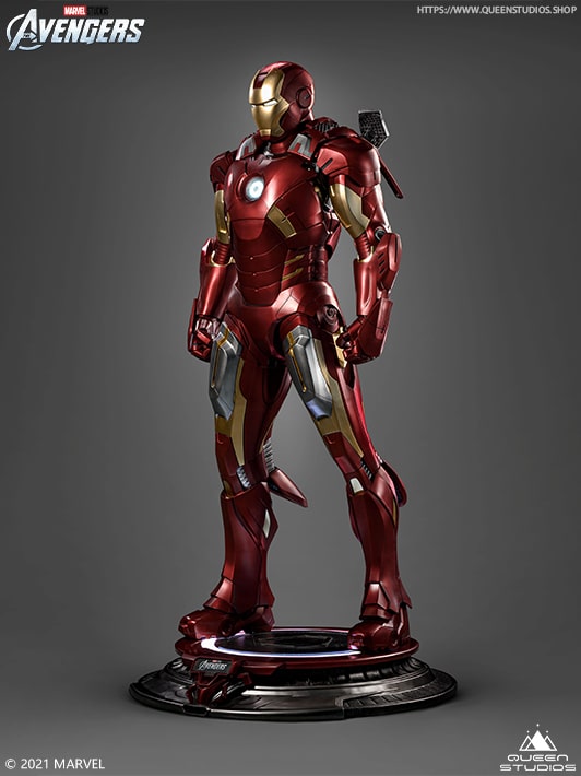 Iron Man Mark7 1:1 Statue - Queen Studios (Official)